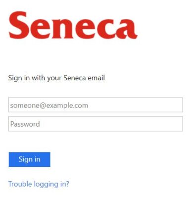 seneca-blackboard-login-page