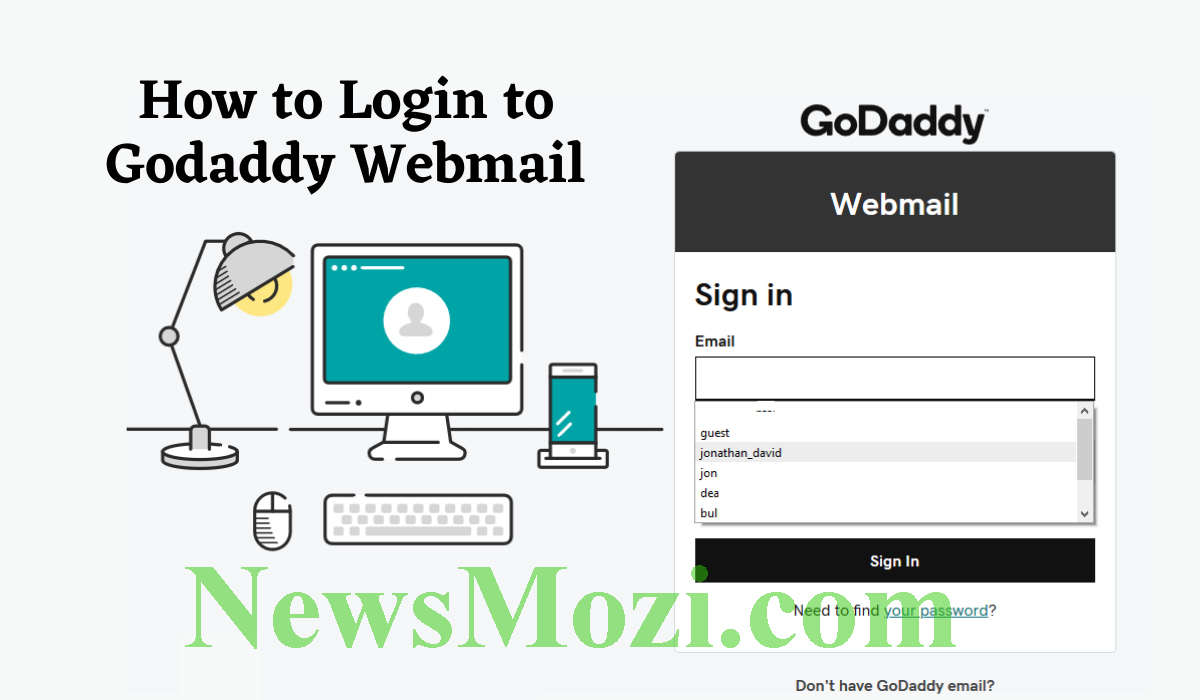 How-to-Login-to-Godaddy-Webmail newsmozi com