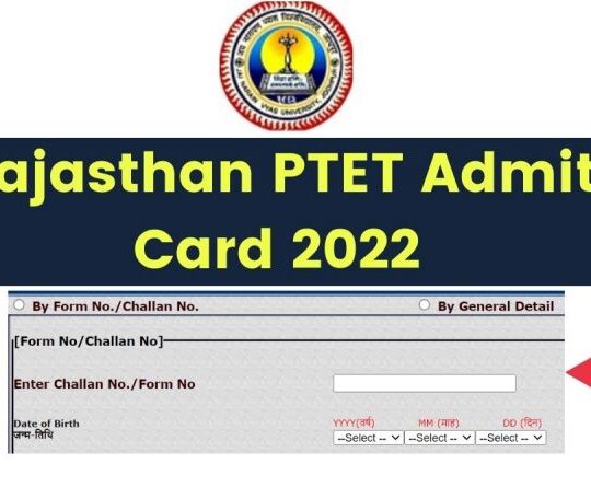 Rajasthan-PTET-Admit-Card-2022