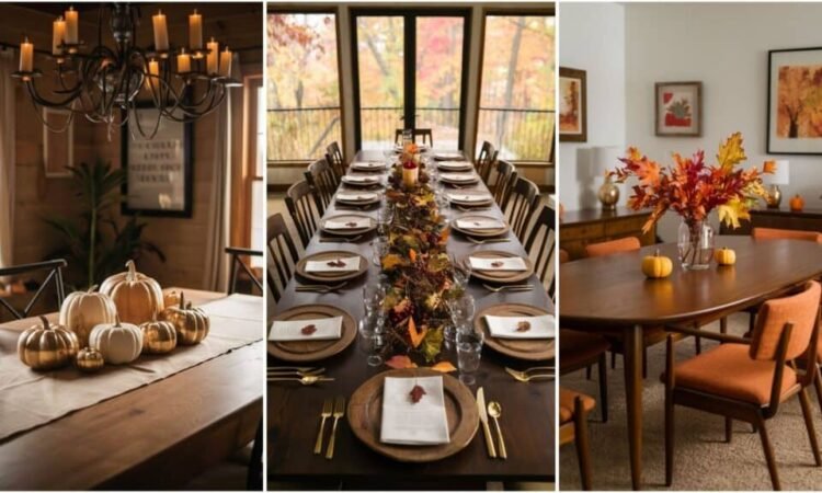 22 Dining Room Table Fall Decor Ideas That Make Your Table Look Warm and Cozy
